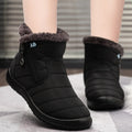 Winter Women Boots Waterproof Snow Boots Plus Size Casual Flat Women Casual Shoes Warm Fur Female Boots Antislip Cotton Shoes