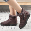 Winter Women Boots Waterproof Snow Boots Plus Size Casual Flat Women Casual Shoes Warm Fur Female Boots Antislip Cotton Shoes
